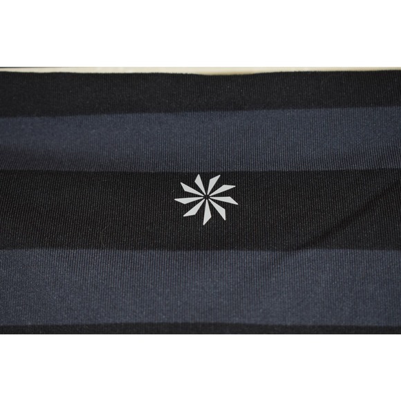 Athleta Ombre Black/White Stripe Bold Chaturanga LeggingSzST - Picture 5 of 5